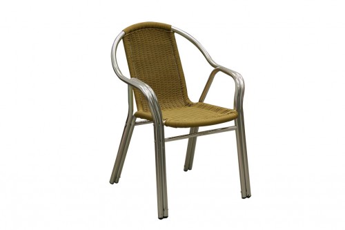 Honey rattan chair