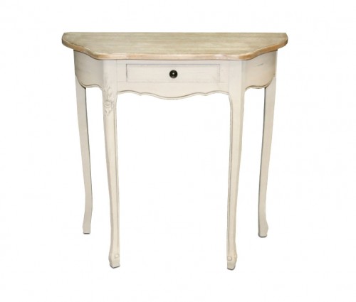 Baroque hall table blanch